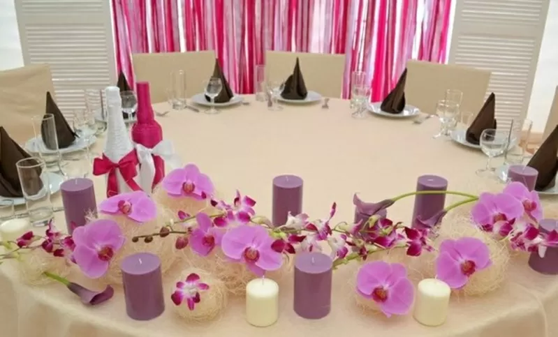 Украшение свадебного зала 5