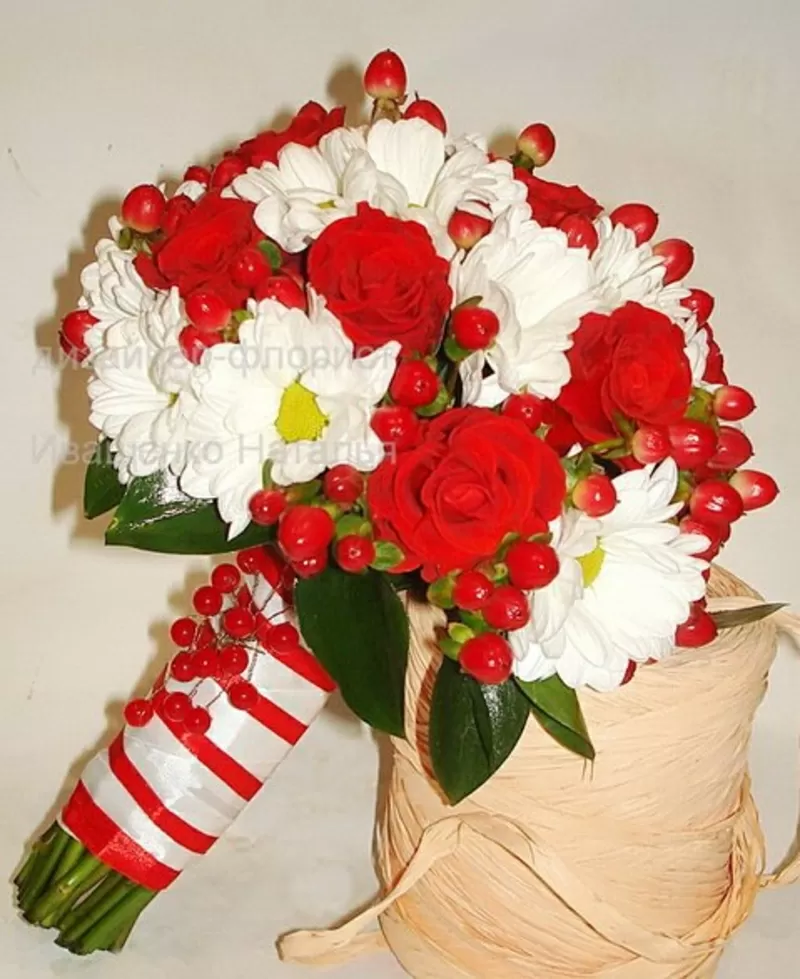 Свадебный букет в украинском стиле 2