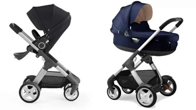 3 в 1 Stokke Crusi детская коляска с люльке и Carset 3