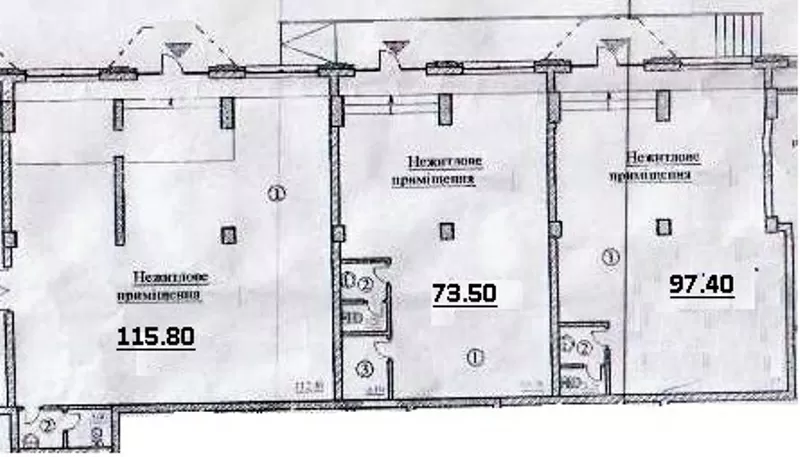 помещение/ магазин 286.70 м2 на Полтавской 10,  Киев,  центр,  фасад 4