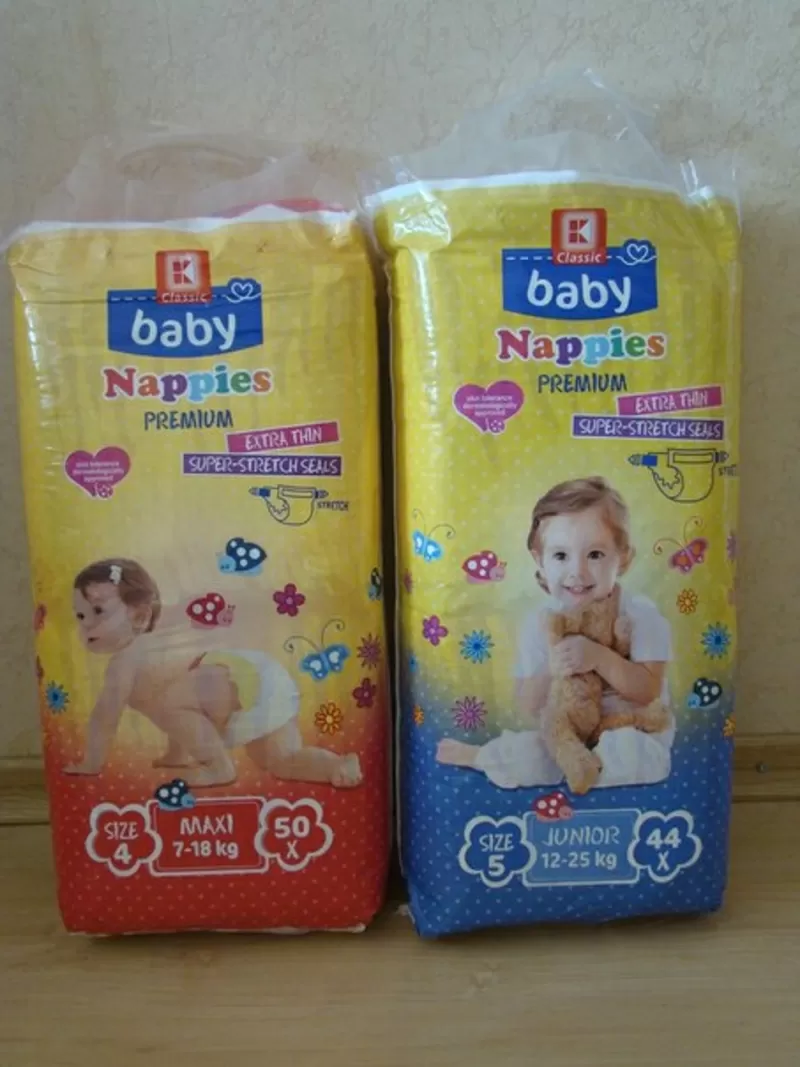 Европейские подгузники Dada,  BabyDream,  Wickies,  Babynappies опт 2