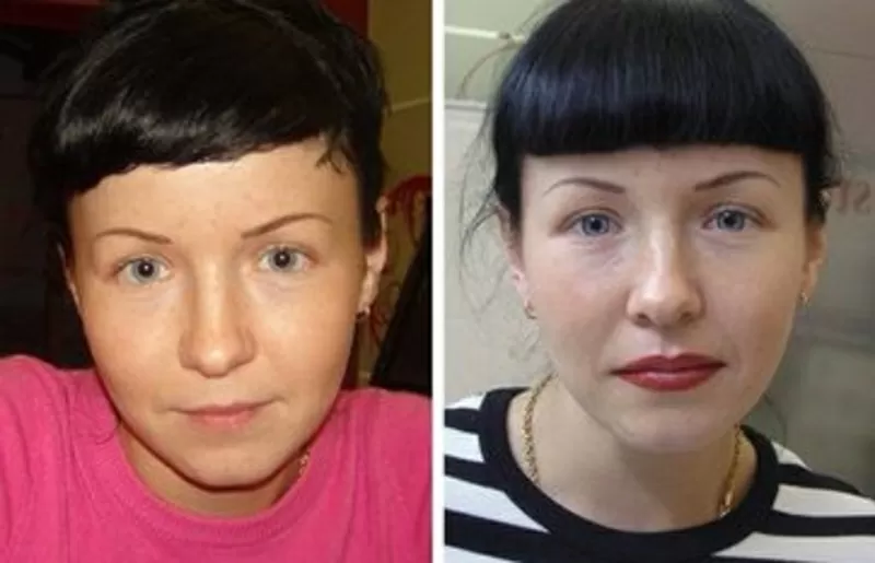 Очень красивый татуаж лица. Качественные материалы. 6