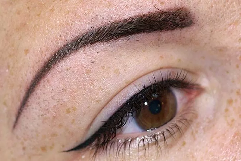 Очень красивый татуаж лица. Качественные материалы. 4