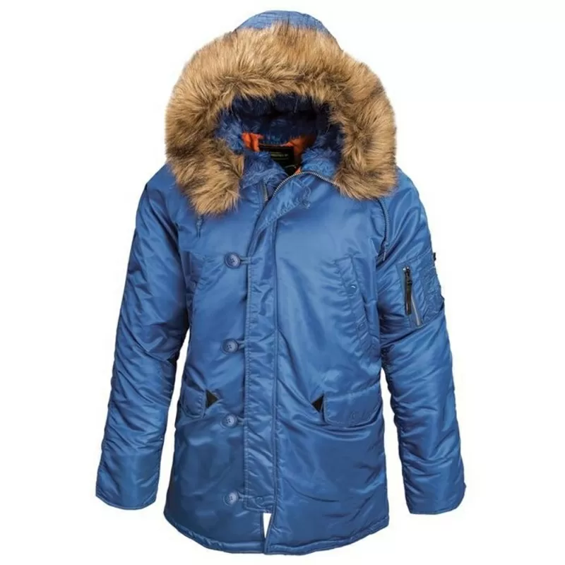 Самые тёплые зимние куртки -Аляска- Slim Fit N-3B Parka (США) 10