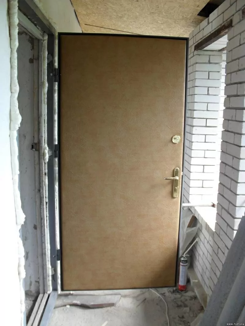 Отделка дверей дермантином , кожзаменителем  4