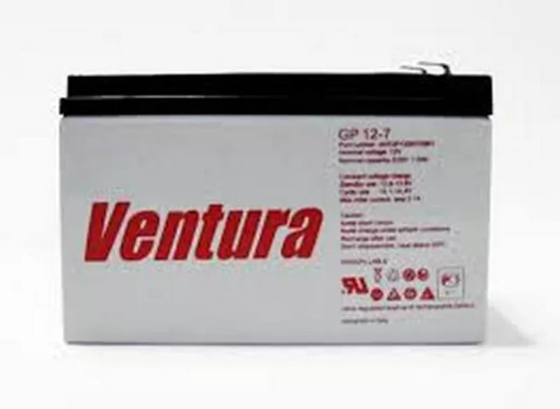 Аккумулятор Ventura 12V/6В 4-5-7Ач-9-12-18Аh до ИБП,  эхолота