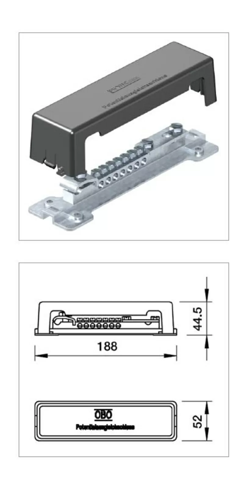 Шина уравнивания потенциалов OBO Bettermann  4