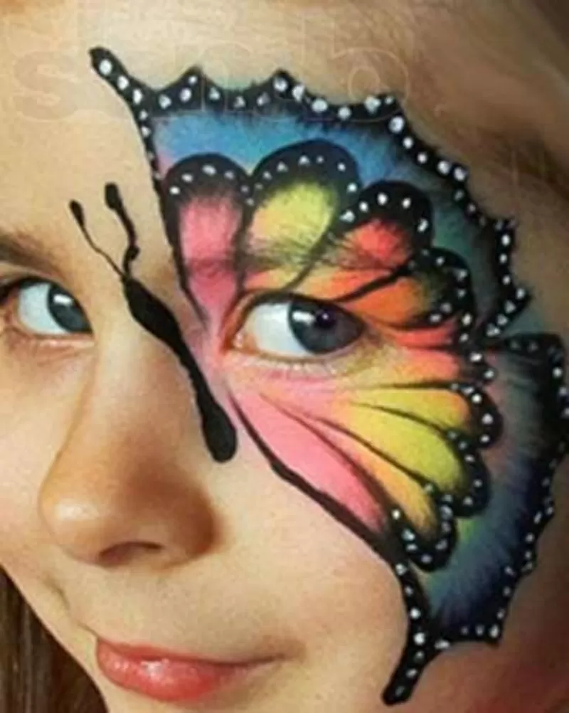 Фейс-арт, аквагрим, боди-арт, на Хеллоуин, вечеринку, детский праздник 3