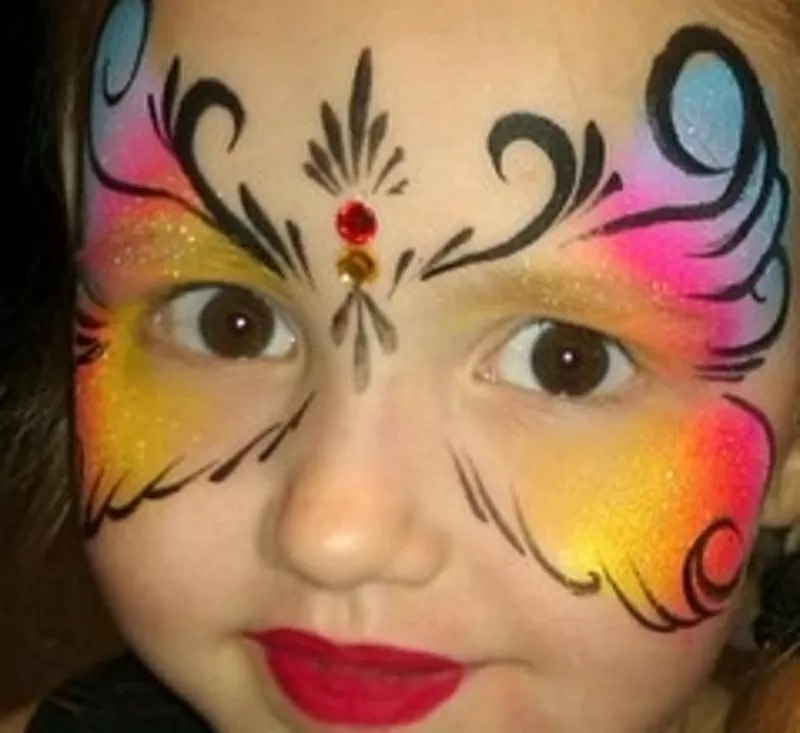 Фейс-арт, аквагрим, боди-арт, на Хеллоуин, вечеринку, детский праздник 2