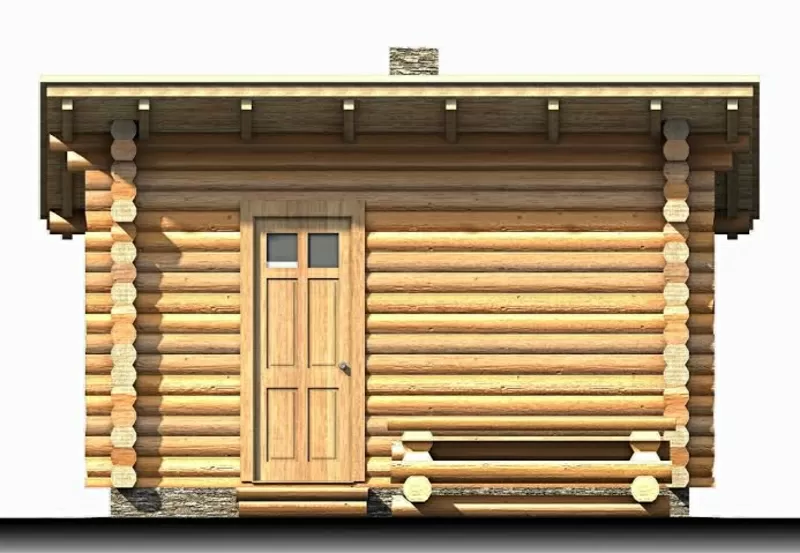 Недорогая баня со сруба с доставкой и монтажом – 55 тыс. грн. 