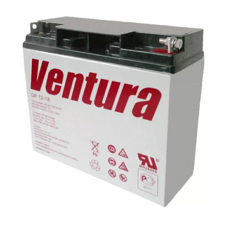 Аккумулятор Ventura 12V/В 18(17)Ah/Ач до упса (UPS),  эхолота,  сигнализ