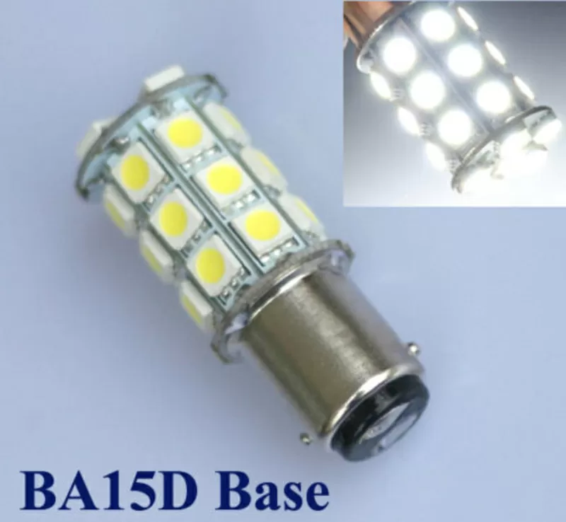 Светодиодная Led автолампа BA15D 1157 P21 12V вольт