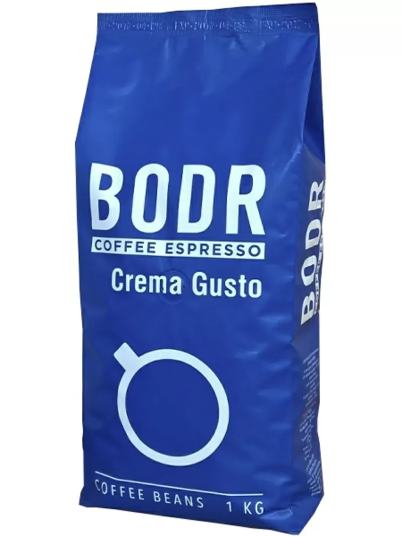 Кофе в зернах Bodr Crema Gusto 1 кг опт