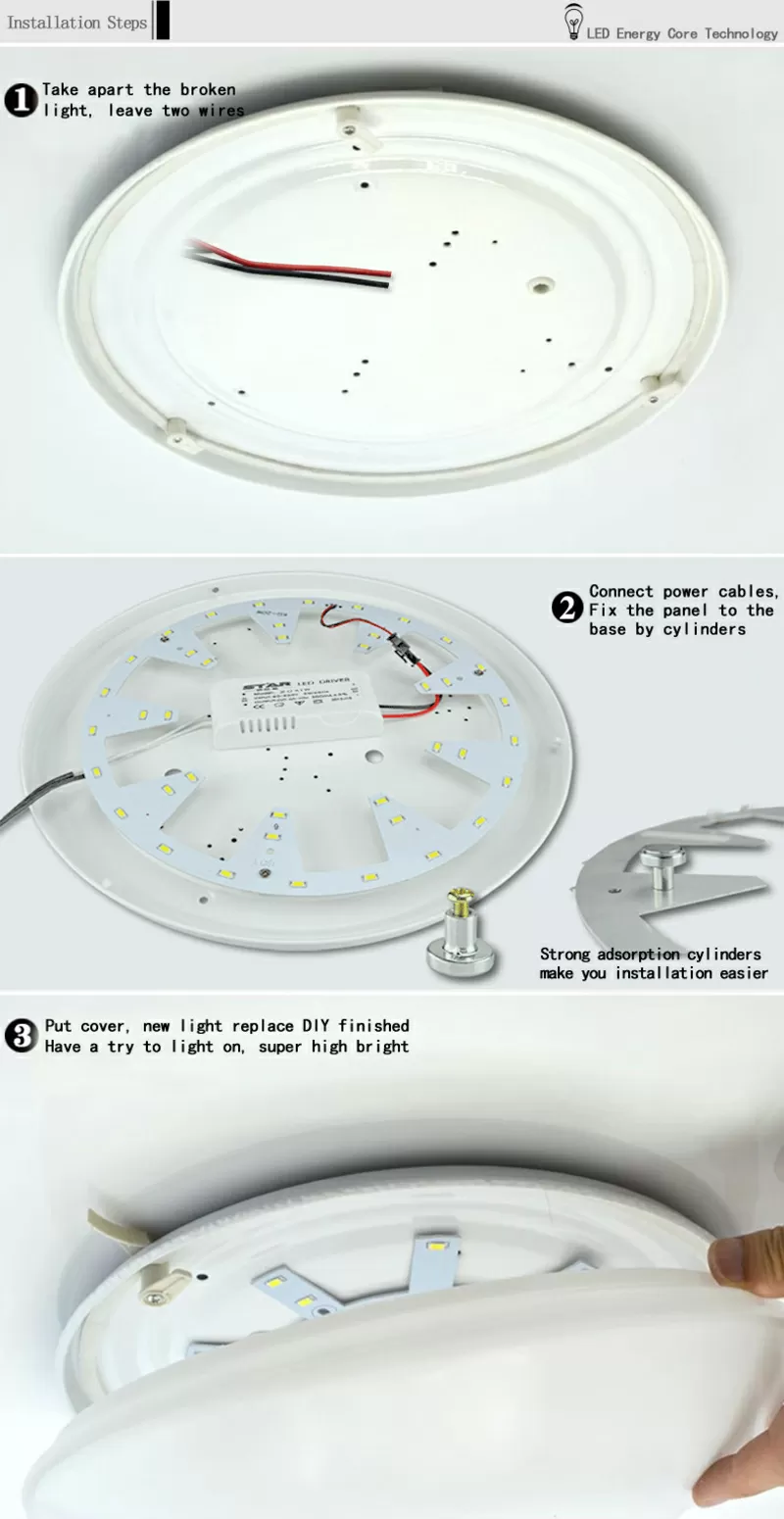 Светодиодная Led панель 7W,  700 Lm,  100-240V 4