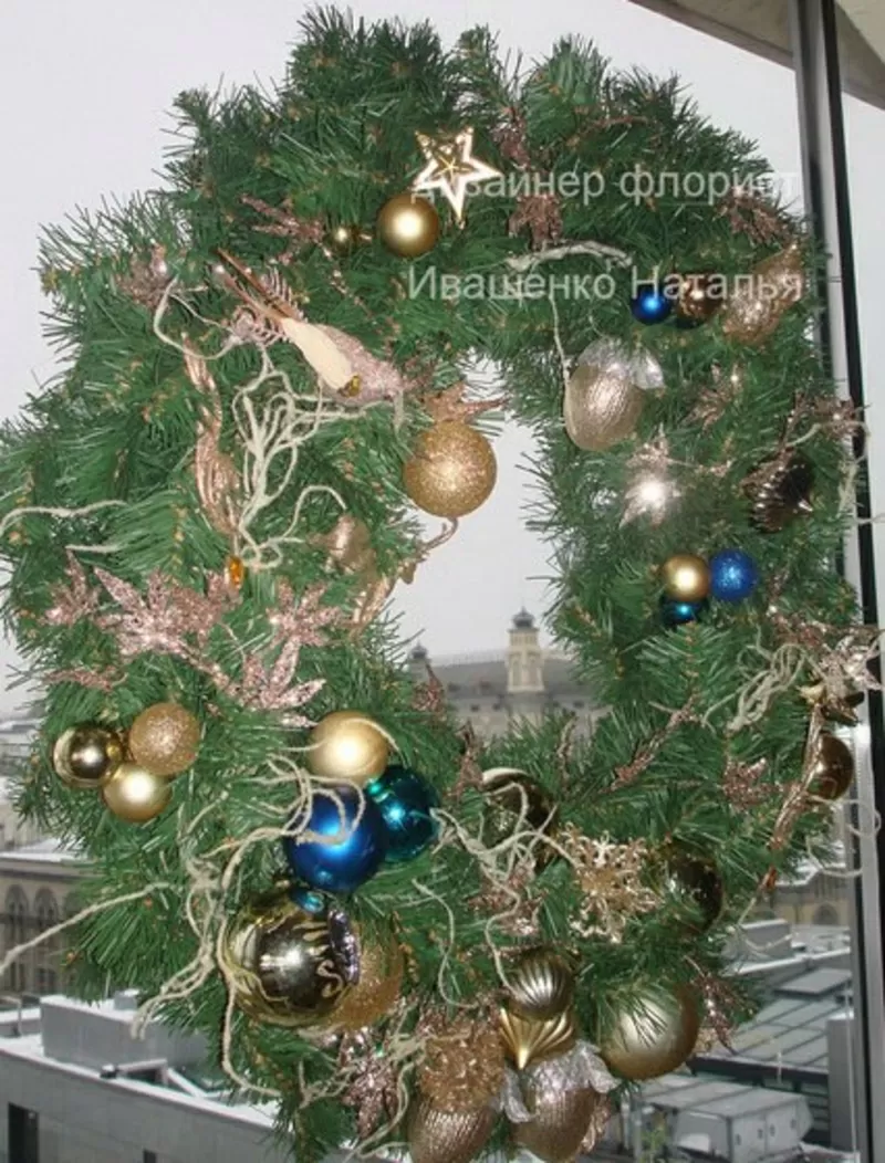 Рождественский венок под заказ