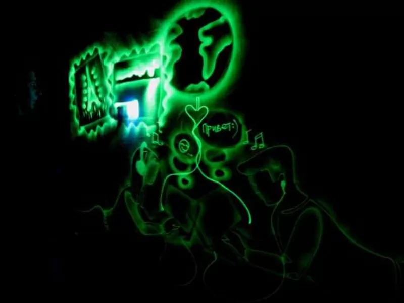 Рисование светом, светопись, картины светом