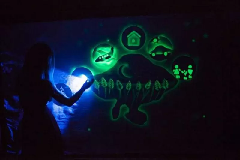 Рисование светом, светопись, картины светом 3