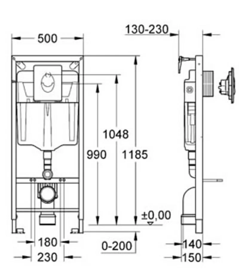  Набор инсталляция Grohe 4