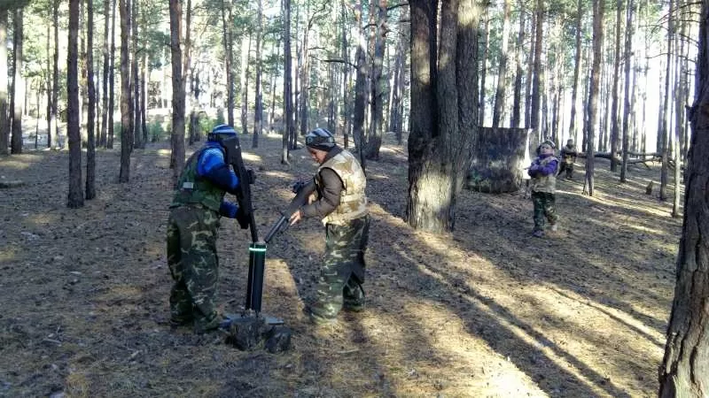 Детский день рождения в Киеве с лазерным пейнтболом 2