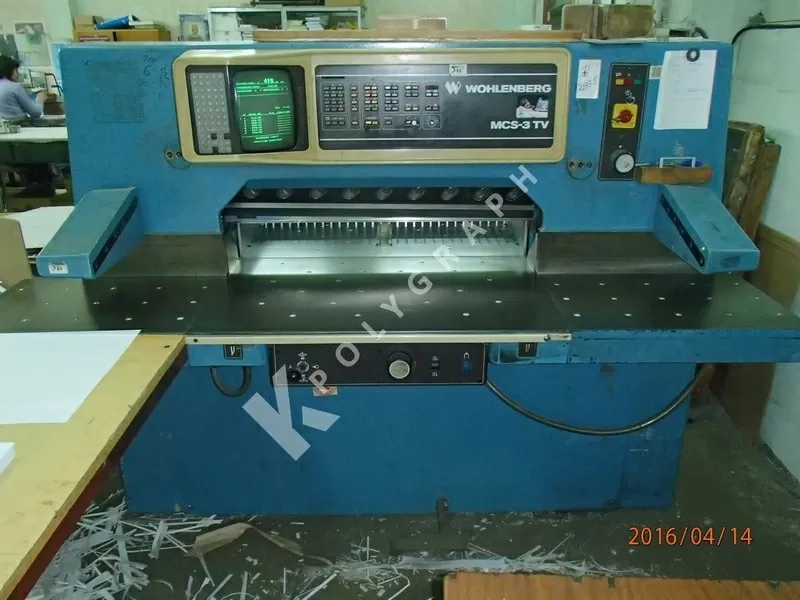 Бумагорезальная машина Wohlenberg 92 MCS-3 TV