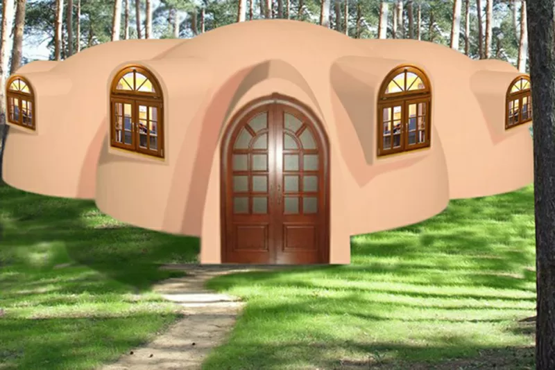 Купольные и арочные строения под бизнес и жилье  из стройпенопласта 5