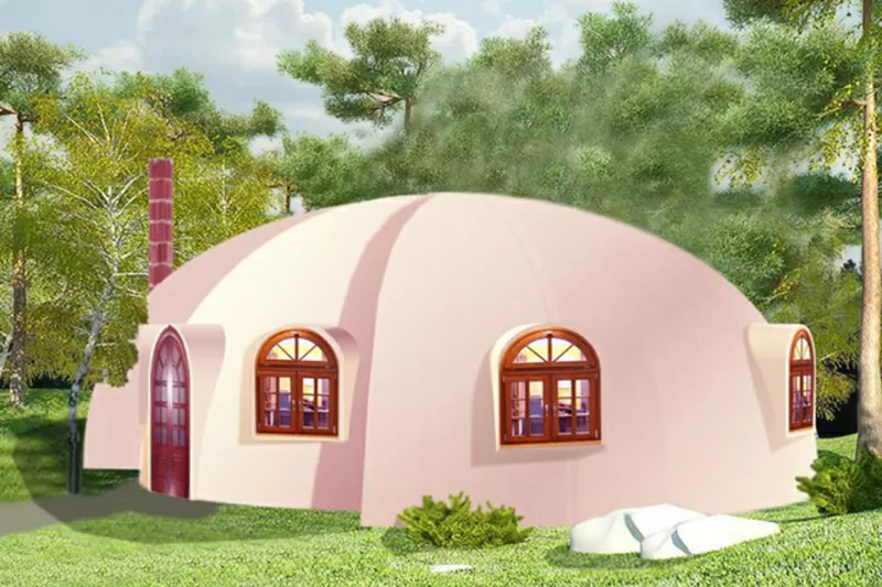 Купольные и арочные строения под бизнес и жилье  из стройпенопласта 3