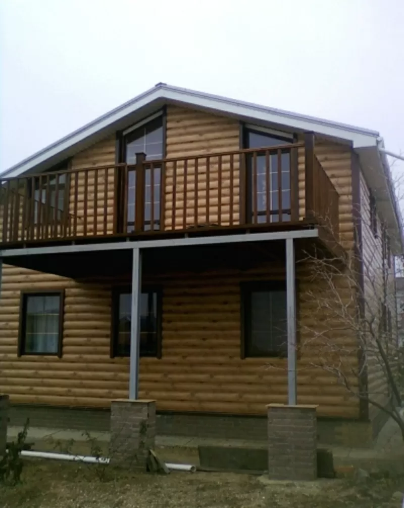 Металлический сайдинг блок хаус (Block House) 5