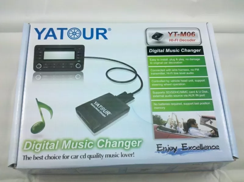 Продам эмулятор CD чейнджера Yatour YT-M06 для штaтной автомагнитолы 2