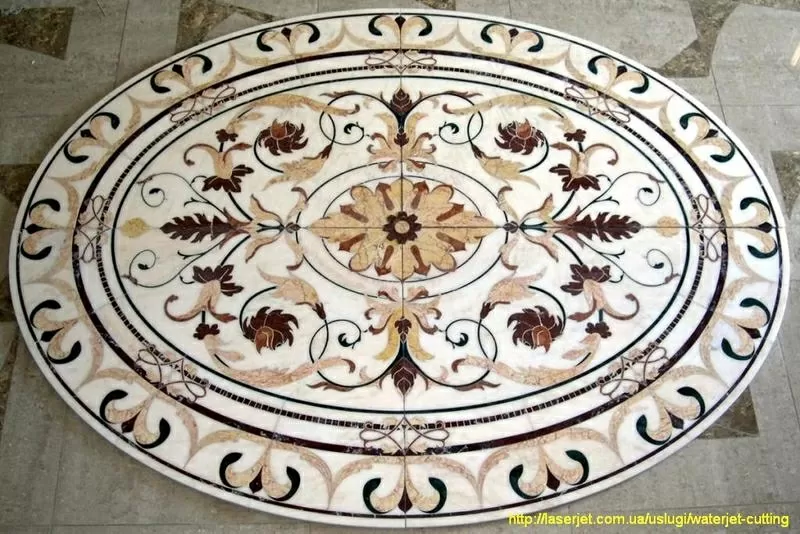 Услуги обработки листовых материалов методом гидроабразивной резки