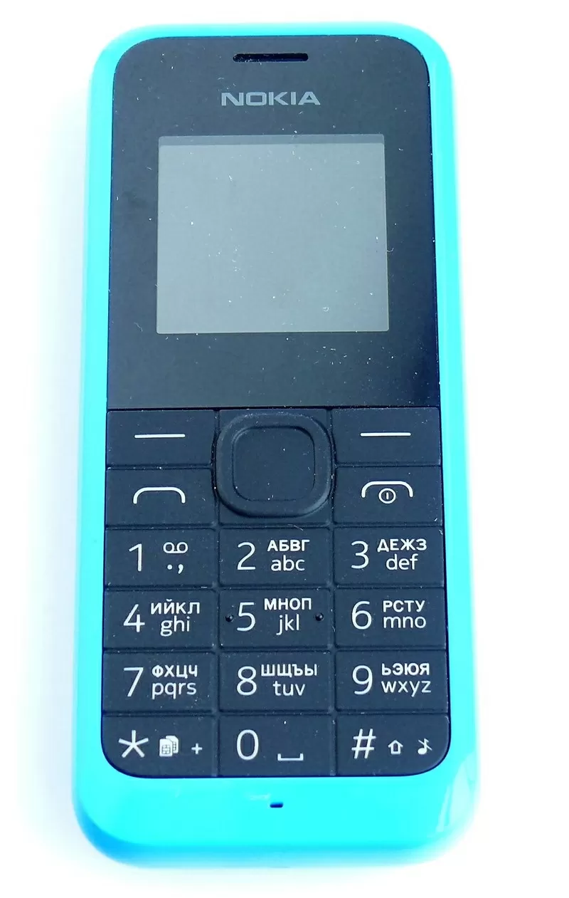 Nokia 105 Dual Sim (Black,  Cyan) 3