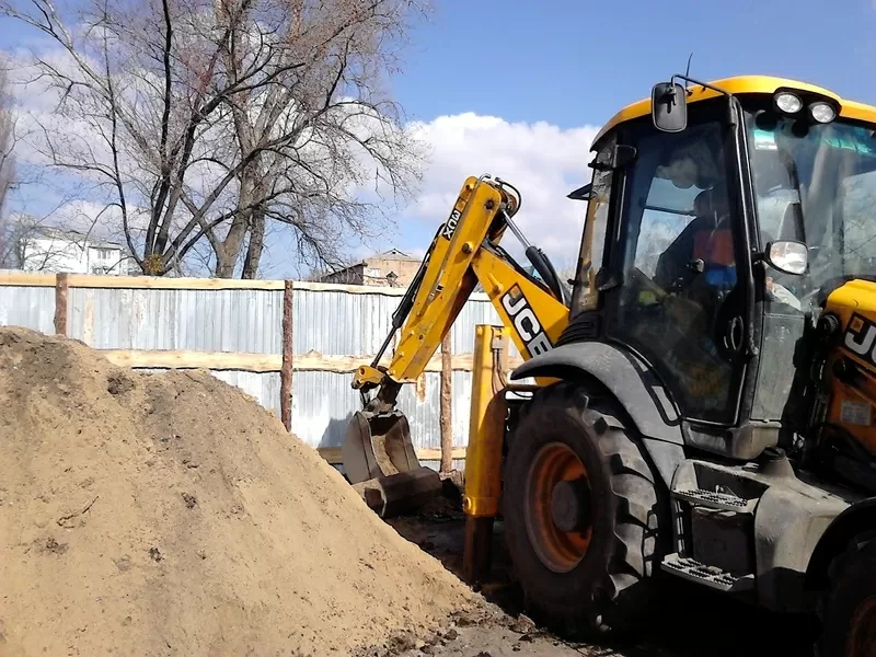 Аренда экскаватора погрузчика jcb 3cx. Услуги экскаватора jcb 3cx. 4