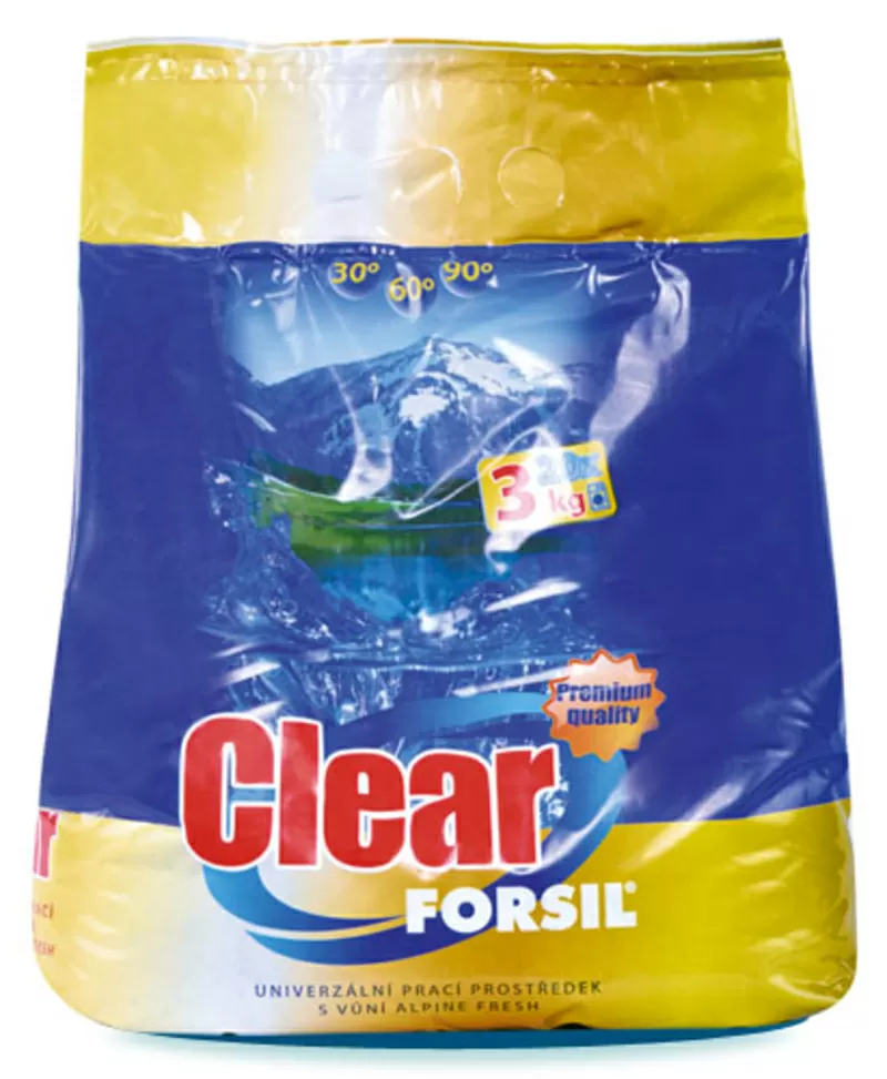 Универсальный стиральный порошок усиленный Forsil Clear Alpine (3 кг.)