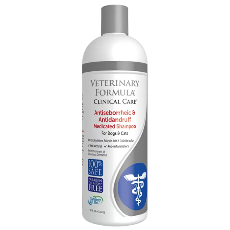 Veterinary Formula АНТИСЕБОРЕЙНЫЙ и АНТИПЕРХОТЬ шампунь для собак