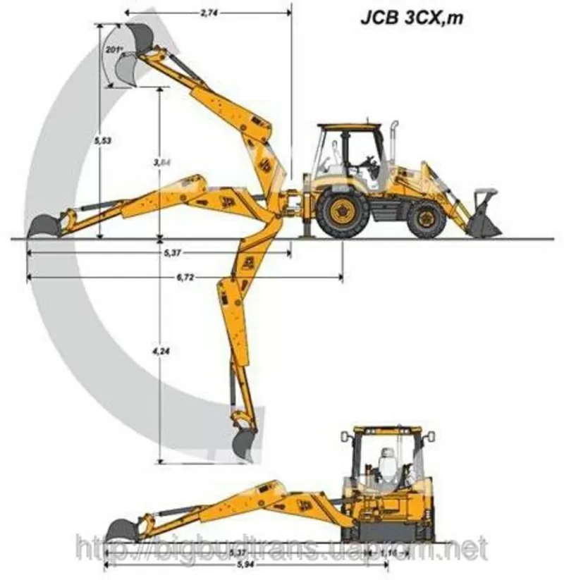 Услуги Экскаватора - погрузчика JCB 2