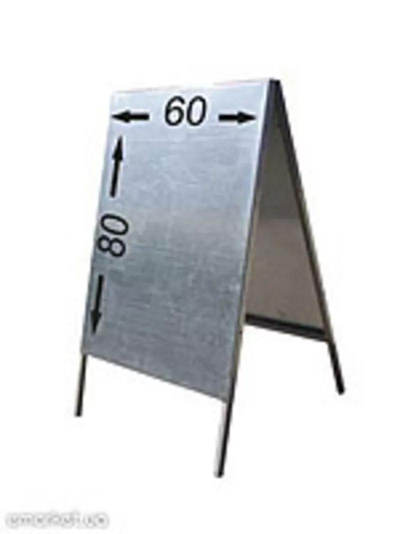 Штендер металлический,  щит деревянный,  стритлайн,  указатель дорожный,  рекламный щит 2