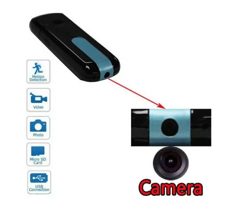 U8 Мини DVR Цифровая видеокамера фотоаппарат с детектором движения  5