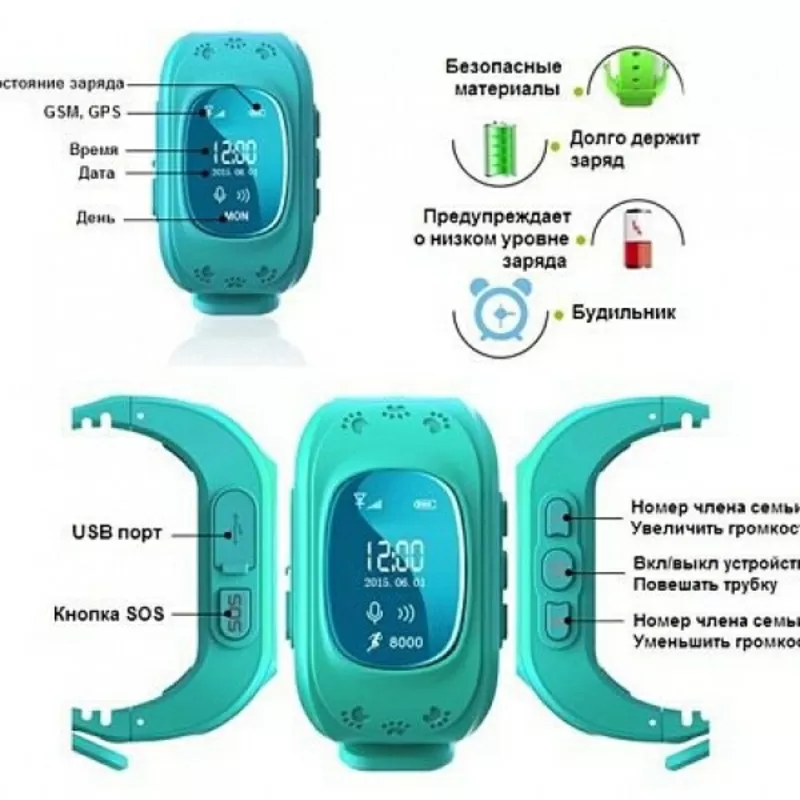 Q50 G36 умные смарт часы телефон для детей с функцией Gps трекер  9