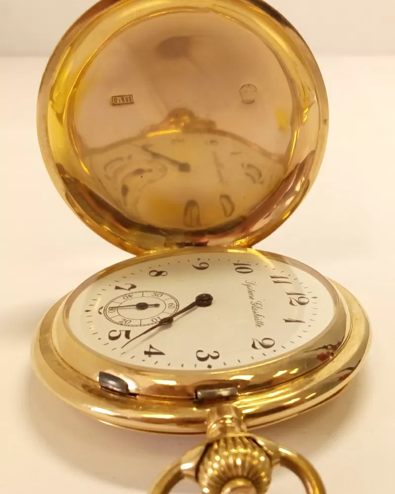Золотые карманные часы Systeme Glashutte. Продам б/у. 3