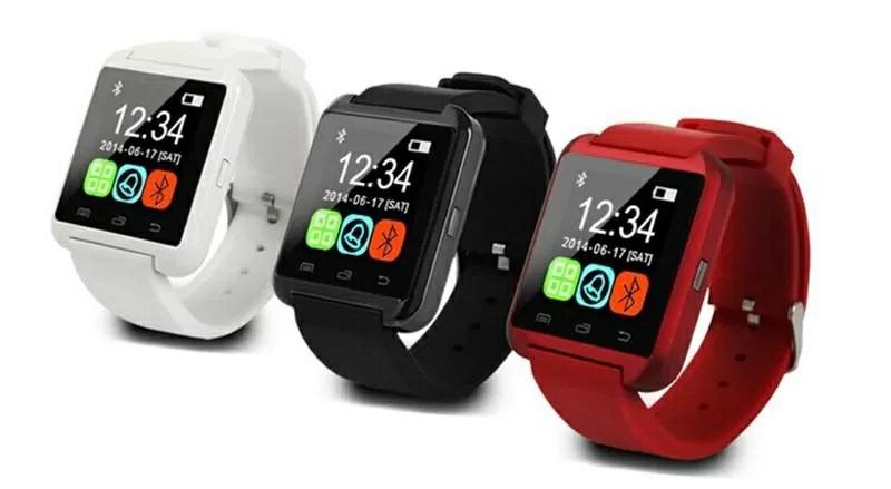 Uwatch U8 умные часы смарт Bluetooth на iOS или Android 4