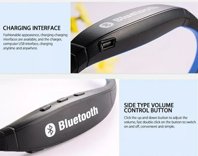 Epik S9 Спортивные Bluetooth Наушники водонепроницаемые беспроводные  8