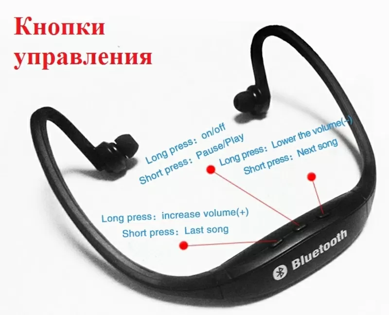 Epik S9 Спортивные Bluetooth Наушники водонепроницаемые беспроводные  10