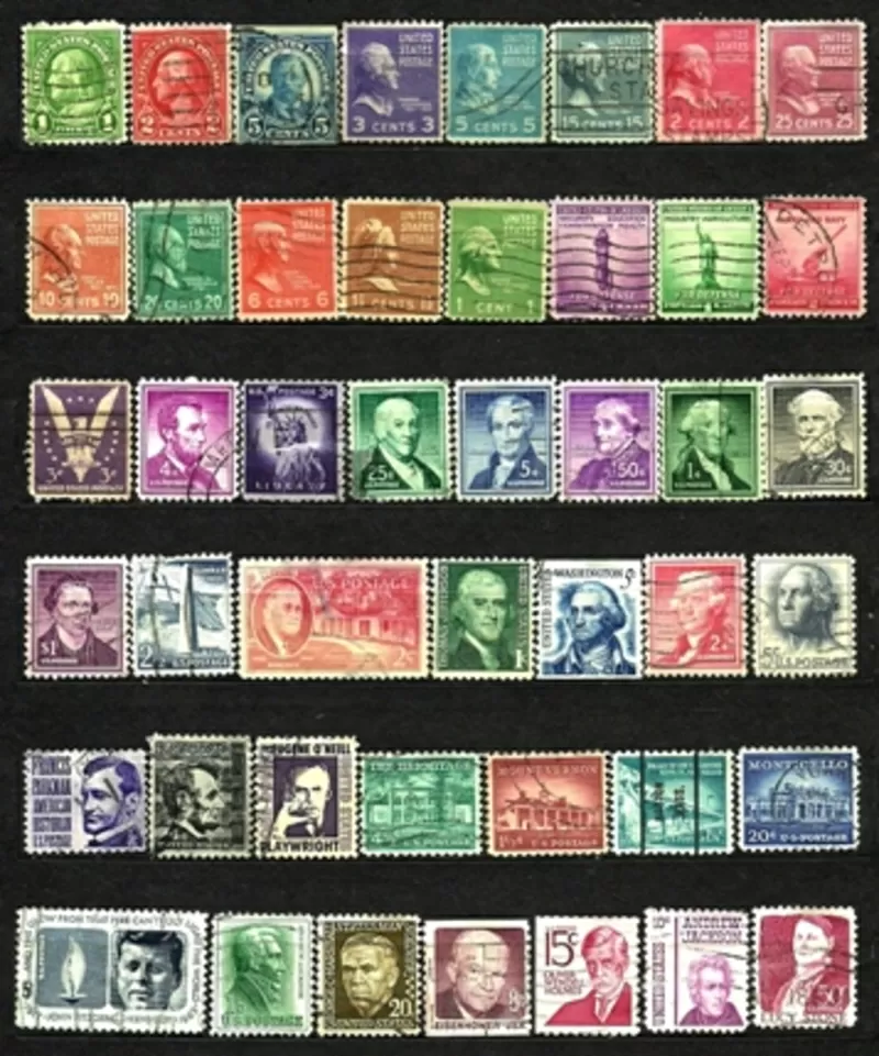 Продам почтовые марки США.