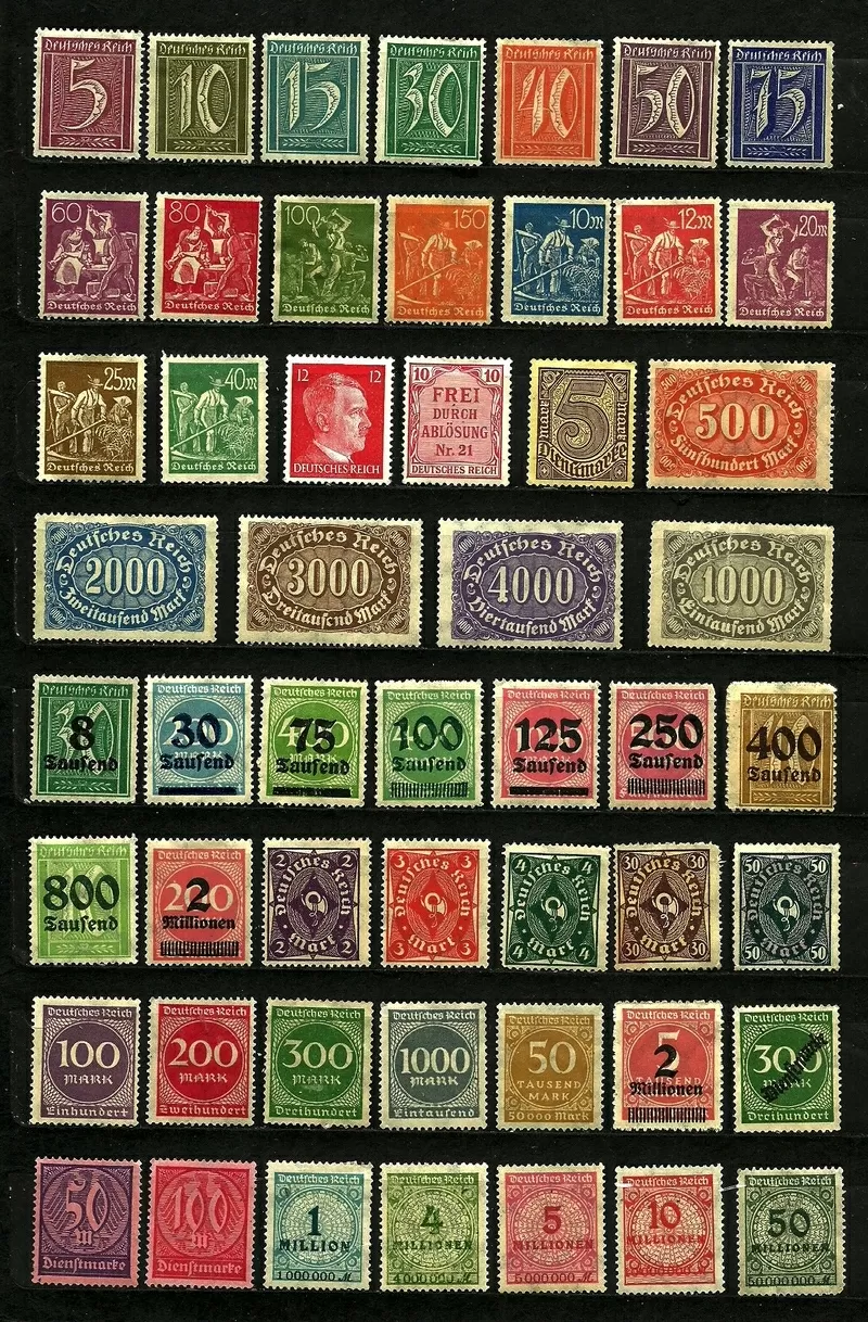 Продам не гашенные почтовые марки Германия рейх