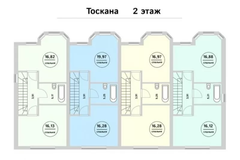 Таунхаус «Тоскана» (под отделку) с. Новые Петровцы (КГ Holland Park) 4