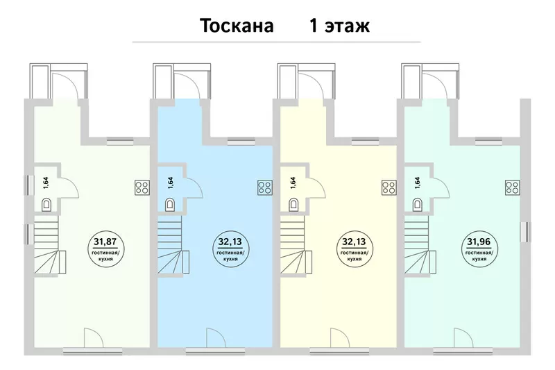 Продам Таунхаус «Тоскана» (под отделку),  с. Новые Петровцы  4