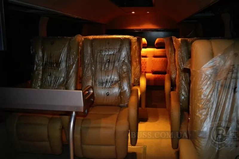 Обшивка перетяжка салона Neoplan Setra,  перетяжка сидений автобуса нео 3