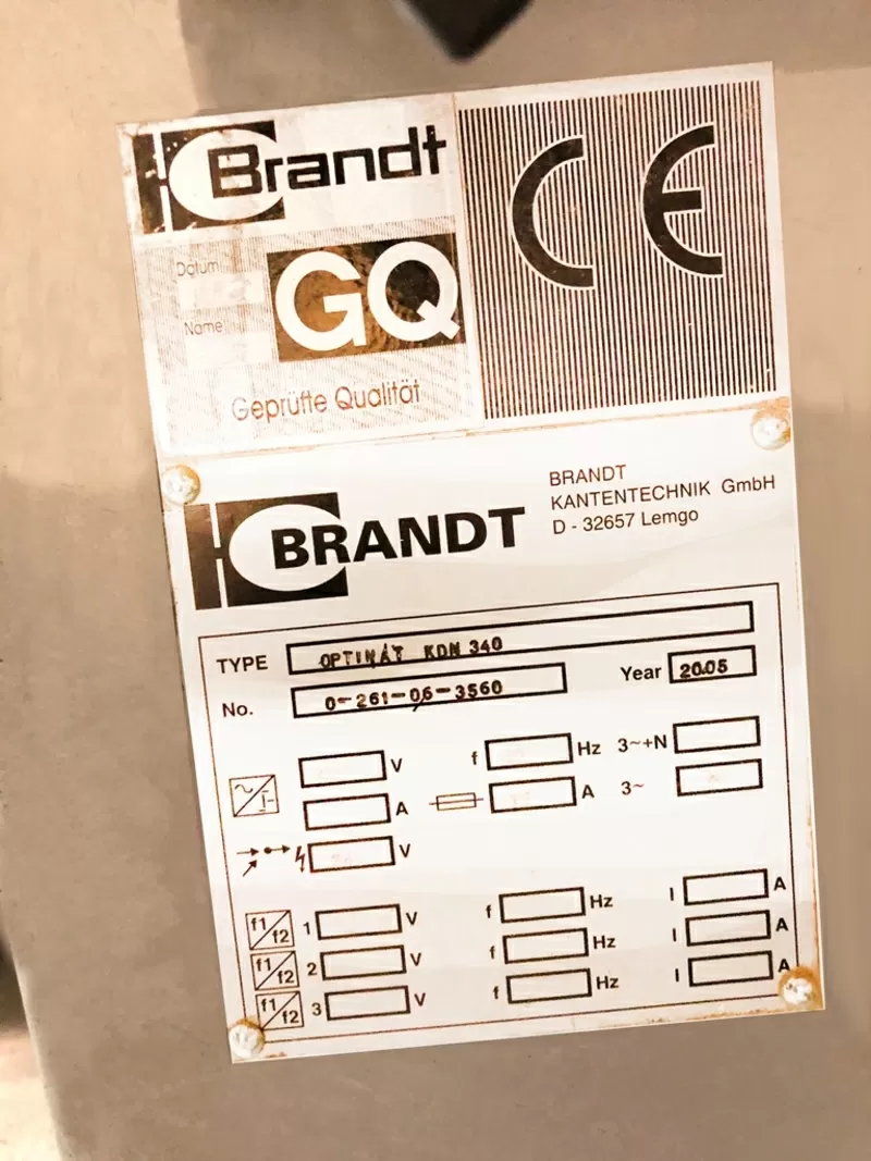 Кромкооблицовочный станок Brandt Kantentechnik Optimat KDN 340 4