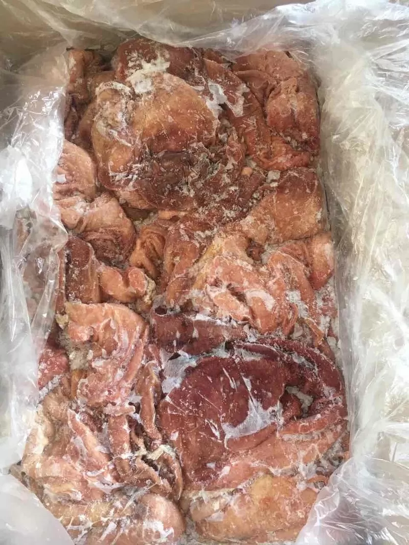 ООO« Амтек Трейд» предлагает замороженные свиные желудки(очищеные)! 2