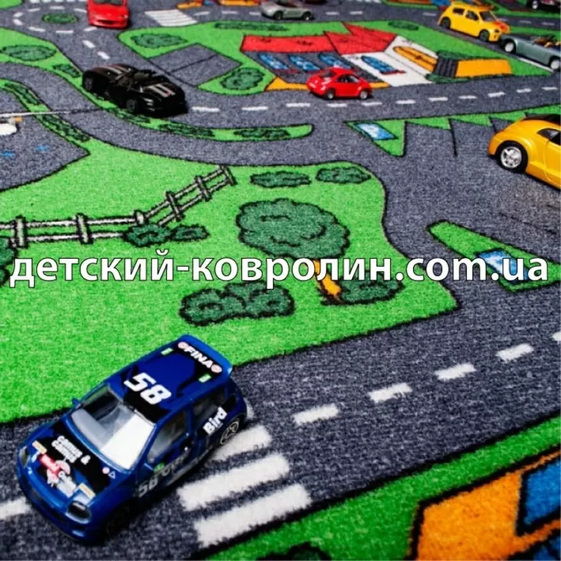  Детский ковер дорога City Life. Доставка по Украине. 2