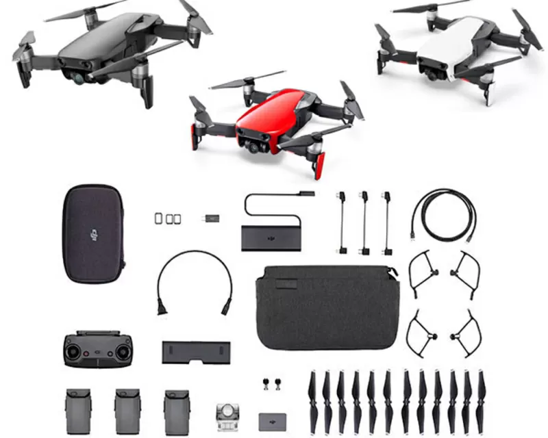 Квадрокоптер DJI Mavic Air Fly More Combo Китай